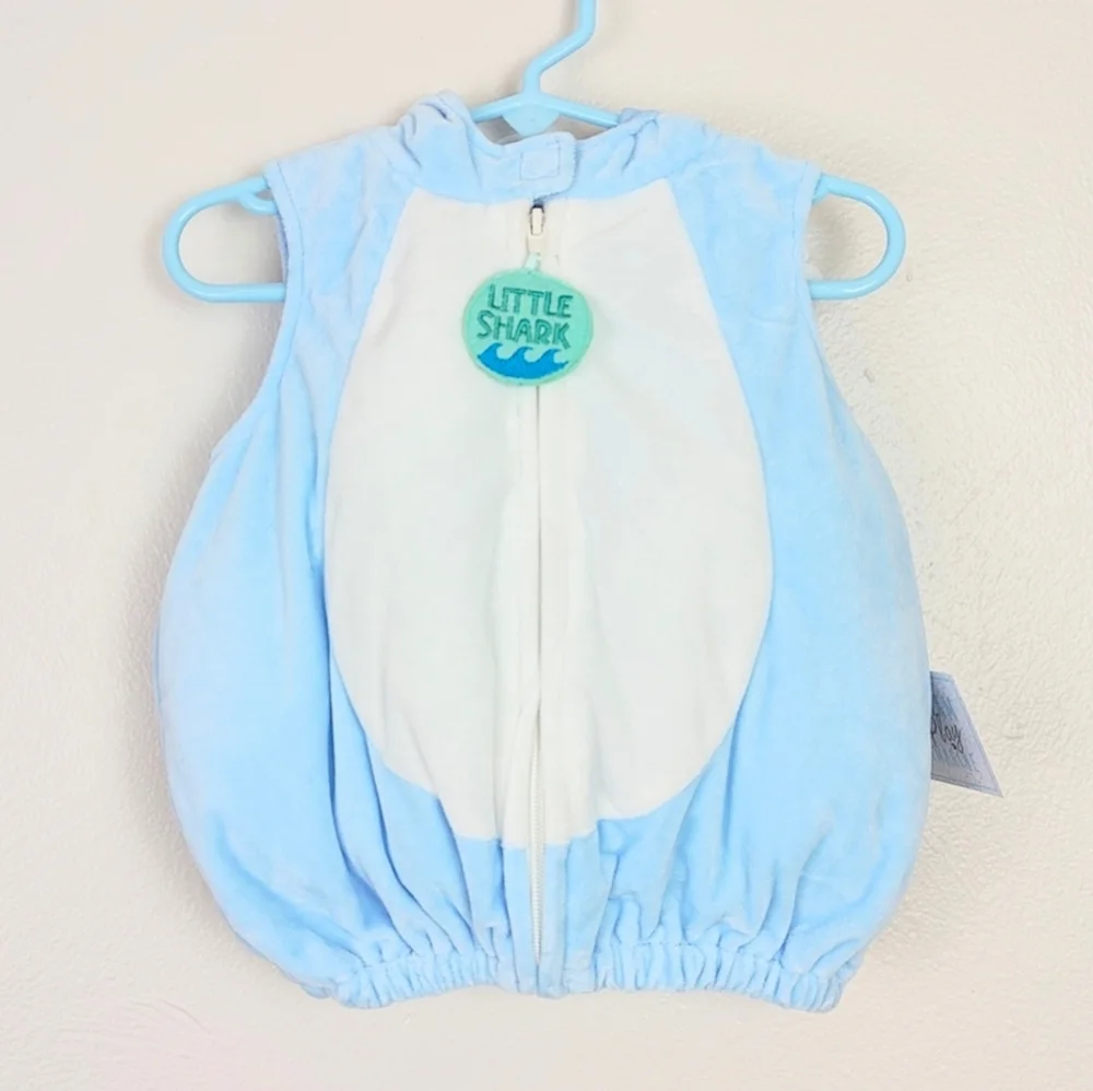 NEW! Baby Shark Unisex Baby Halloween Costume 3-6M Girl Boy One Piece Outfit